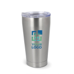 Gobelet thermique à emporter en céramique avec détails argentés 500ml vue principale