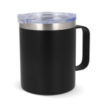 Tasse à emporter en céramique avec anse pour un transport facile 350ml couleur noir