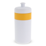 Gourde de sport sans BPA avec détail coloré 500ml couleur jaune deuxième vue