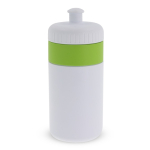 Gourde de sport sans BPA avec détail coloré 500ml couleur vert clair deuxième vue
