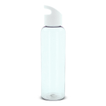 Gourde en RPET de couleurs transparentes avec poignée 600ml couleur blanc quatrière vue