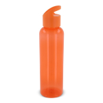 Gourde en RPET de couleurs transparentes avec poignée 600ml couleur orange