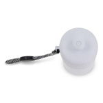 Gourde de sport blanche sans BPA avec cordon de transport 500ml couleur blanc cinquième vue