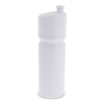 Gourde de sport sans BPA avec bord coloré fabriqué en UE 750ml couleur blanc deuxième vue