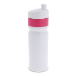 Gourde de sport sans BPA avec bord coloré fabriqué en UE 750ml couleur rose deuxième vue