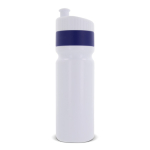 Gourde de sport sans BPA avec bord coloré fabriqué en UE 750ml couleur bleu foncé