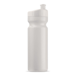 Gourde en plastique sans BPA et 100% anti-fuite 750ml couleur blanc