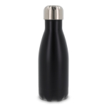 Gourde en inox à double paroi avec bouchon argenté 260ml couleur noir