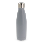 Gourde hermétique en acier inoxydable en couleurs pastel 500ml couleur gris clair