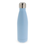 Gourde hermétique en acier inoxydable en couleurs pastel 500ml couleur bleu pastel