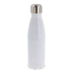 Gourde isotherme en acier inoxydable à double paroi en couleur 500 ml couleur blanc