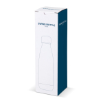 Gourde isotherme en acier inoxydable à double paroi en couleur 500 ml couleur blanc sixième vue