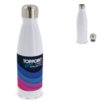 Gourde isotherme en acier inoxydable à double paroi en couleur 500 ml
