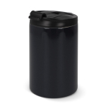 Gobelet à emporter anti-fuite en acier inoxydable coloré 200ml couleur noir