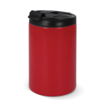 Gobelet à emporter anti-fuite en acier inoxydable coloré 200ml couleur rouge
