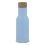 Gourde à double paroi en acier inoxydable avec infuseur à thé 340ml couleur bleu pastel