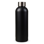 Gourde à double paroi en acier inoxydable avec finition mate 500ml couleur noir