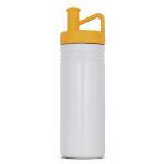 Gourde de sport avec design TopActive et bouchon ergonomique 500ml couleur jaune