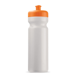 Bidon sportif en plastique organique fabriqué en UE 750ml couleur orange