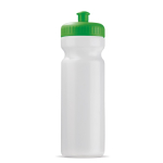 Bidon sportif en plastique organique fabriqué en UE 750ml couleur vert transparent