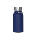 Gourde en acier inoxydable avec revêtement en poudre 350ml couleur bleu foncé