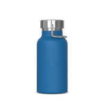 Gourde en acier inoxydable avec revêtement en poudre 350ml couleur bleu ciel
