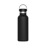 Gourde en inox 100% anti-fuite avec anse de transport 500ml couleur noir