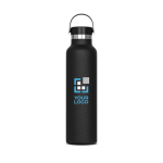 Gourde en  inox 100% anti-fuite avec anse de transport 650ml vue principale