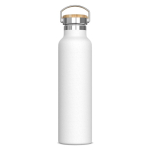 Gourde thermique avec revêtement et anse de transport 650ml couleur blanc