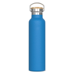 Gourde thermique avec revêtement et anse de transport 650ml couleur bleu ciel
