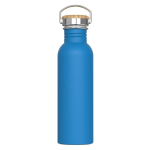 Gourde en acier inoxydable anti-fuite avec revêtement poudré 750 ml couleur bleu ciel