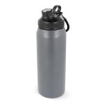 Gourde en acier inoxydable avec poignée ergonomique 800ml couleur gris foncé