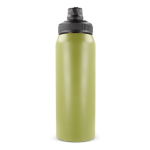 Gourde en acier inoxydable avec poignée ergonomique 800ml couleur vert olive deuxième vue