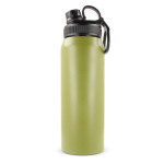 Gourde en acier inoxydable avec poignée ergonomique 800ml couleur vert olive troisième vue