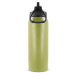 Gourde en acier inoxydable avec poignée ergonomique 800ml couleur vert olive quatrière vue