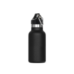 Gourde en acier inoxydable avec revêtement en poudre 350ml couleur noir