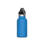Gourde en acier inoxydable avec revêtement en poudre 350ml couleur bleu ciel