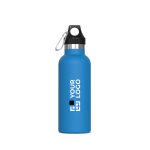 Gourde en acier inoxydable 100% anti-fuite avec mousqueton 500ml vue principale