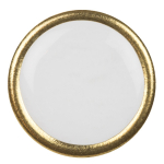 Pin commémoratif rond en métal à personnaliser Ø20mm couleur doré deuxième vue