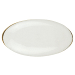 Pin ovale en métal doré à personnaliser 20x12mm couleur doré deuxième vue