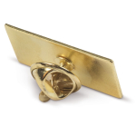 Pin rectangulaire en métal doré à personnaliser 26x14mm couleur doré troisième vue