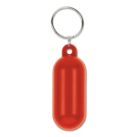Porte-clés en forme de flotteur en différentes couleurs couleur rouge