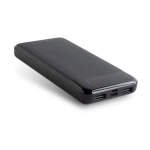 Powerbank en ABS recyclé avec plusieurs ports 10 000 mAh couleur noir vue 11