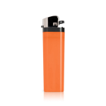 Briquet simple jetable à pierre en plusieurs couleurs couleur orange