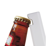Briquet jetable en plusieurs couleurs avec décapsuleur couleur blanc