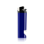 Briquet jetable en plusieurs couleurs avec décapsuleur couleur bleu roi