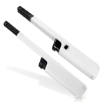 Briquet de cuisine électronique rechargeable avec bouton de sécurité couleur blanc