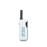 Briquet allume-gaz rechargeable avec bouton sécurité pour la cuisine couleur argenté vue avec impression