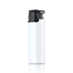 Briquet électronique avec flamme résistante au vent couleur blanc