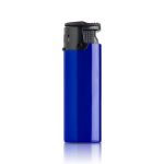 Briquet électronique avec flamme résistante au vent couleur bleu roi